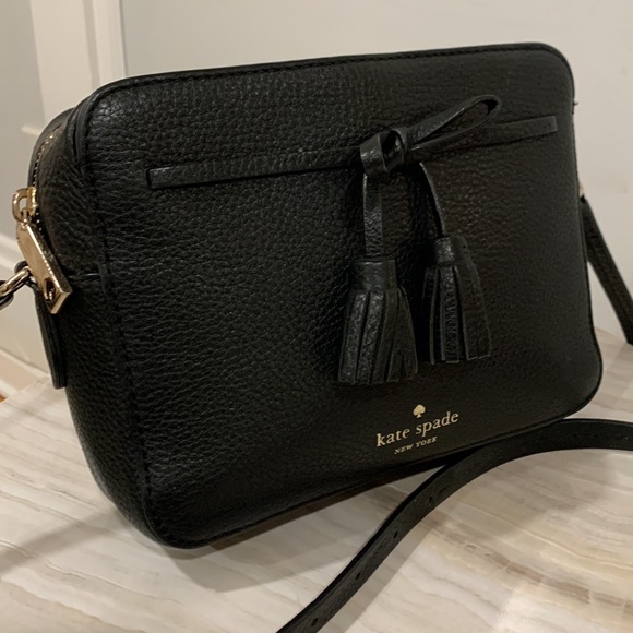 kate spade Handbags - Kate Spade Hayes Street Arla Soft Pebbled Leather Double Tassel Crossbody